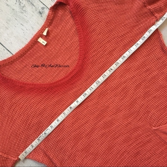 Anthropologie {Moth} ombré waffle light weight pullover *shop@iamwarrior - Picture 7 of 9